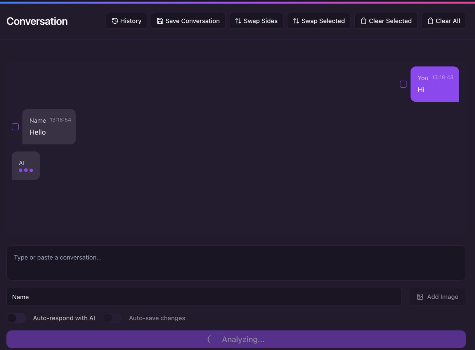 Chat Interface